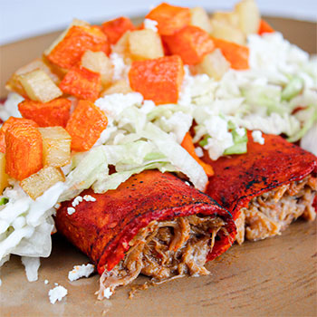 Taquitos rojos