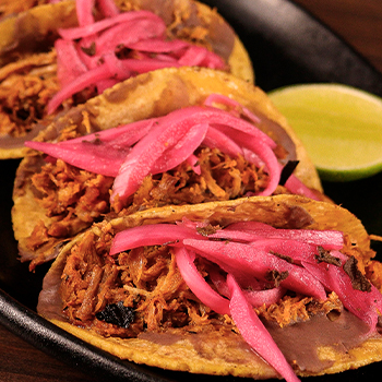 Tacos de Cochinita Yucateca