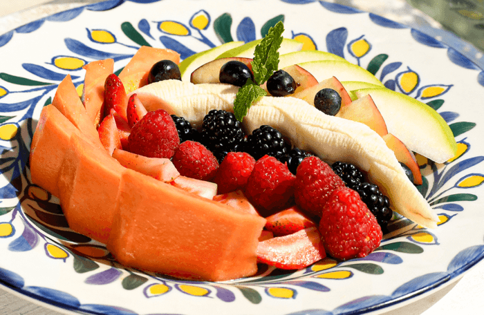 Plato de frutas